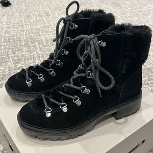 Marc Fisher Suede & Fur Boots